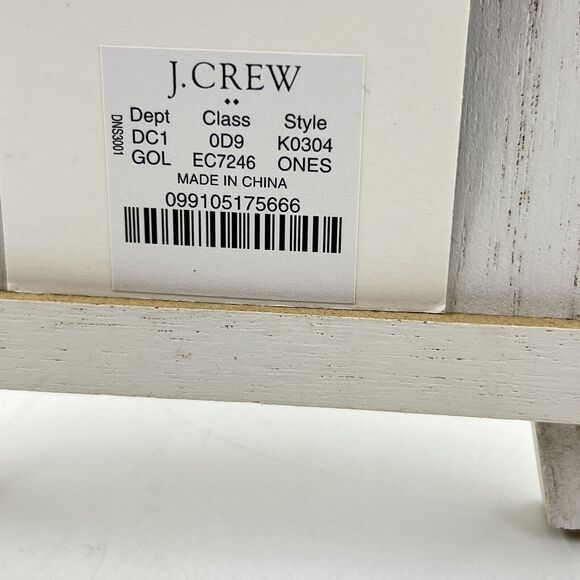 J. Crew Factory Golden Mobile Drop Earrings Statement Gold Tone Dangle New Card - Picture 4 of 4